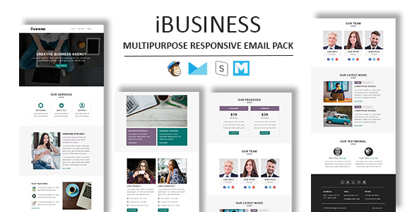 iBusiness - Multipurpose Responsive Email Template With StampReady Builder Access