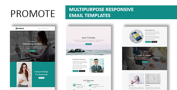 Promote - Multipurpose Responsive Email Template With Online StampReady Builder Access listing image
