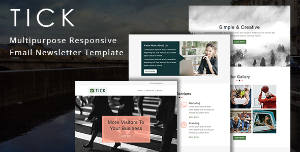 Tick - Multipurpose Responsive Email Template