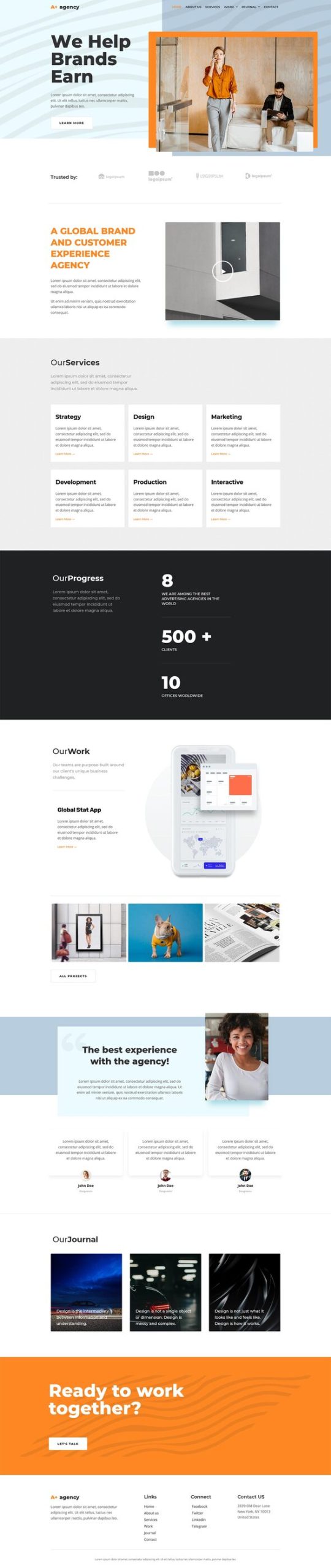 A-Plus Creative Agency Elementor Template Kit