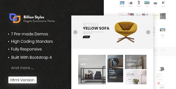 Billion Styles - HTML eCommerce Template
