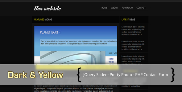 Dark & Yellow