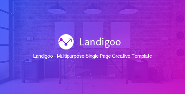 Landigoo - Multipurpose Single Page Creative Template