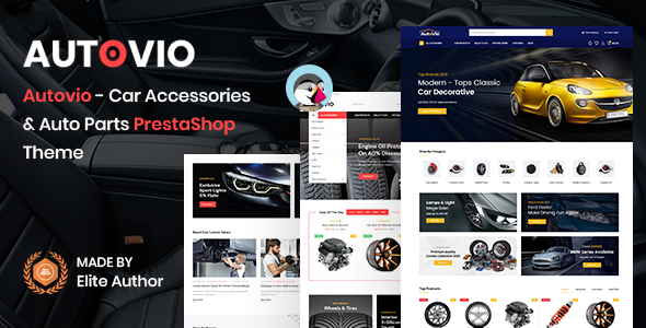Product preview supplied for Autovio - Car Accessories PrestaShop Theme