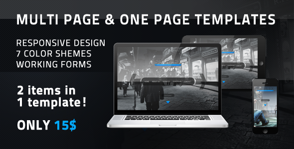 Simplex – Responsive One + Multi Page Template