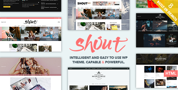 Shout - Blogging HTML Template