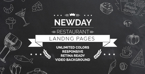 New Day - Responsive Landing Restaurant HTML