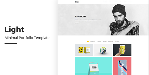 Light Minimal Portfolio listing image