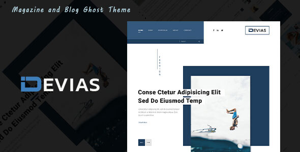 Devias - Blog and Magazine Ghost Theme