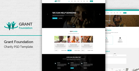Grant Foundation PSD Template