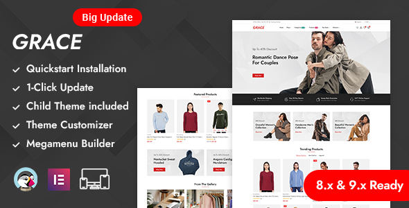 Grace - Minimal Fashion Store Prestashop Responsive Theme