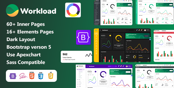 Workload | Project Management Bootstrap 5 Admin Dashboard Template