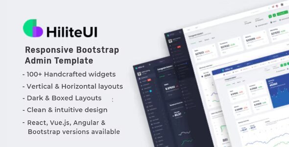 HiliteUI Responsive Bootstrap5 Admin Template