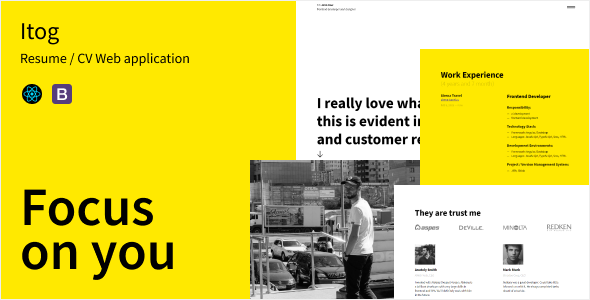 Itog - Resume React Web App