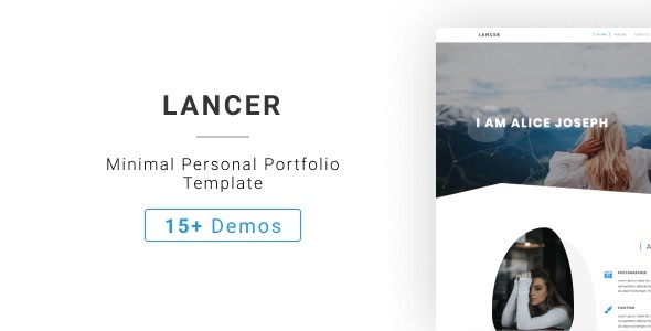 Lancer - Jekyll Minimal Personal Portfolio Template