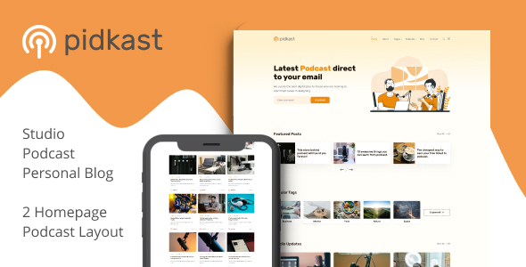 Pidkast - Multipurpose Ghost Podcast Theme for Blog & Magazine