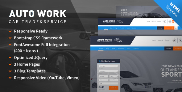 Autowork HTML5 template