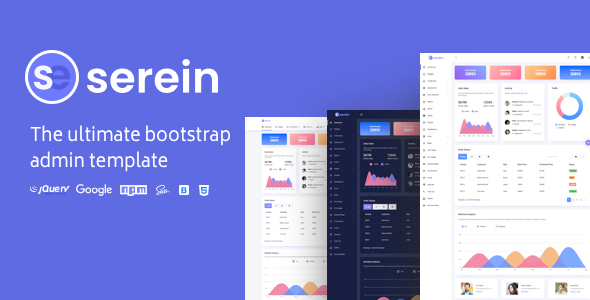 Serein Bootstrap 5 Admin Dashboard Template