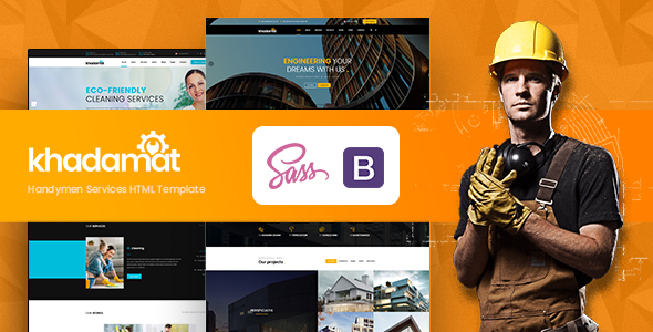 Khadamat - Handymen Services HTML Template