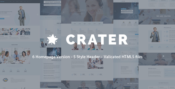 Crater - Professional HTML5 Business Template