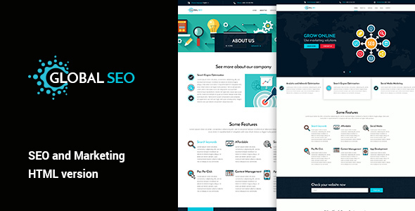 GLOBAL SEO - Marketing And SEO Responsive HTML Template
