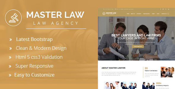 Lawyer - Company HTML Template