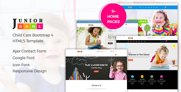 JuniorHome - Education HTML Template