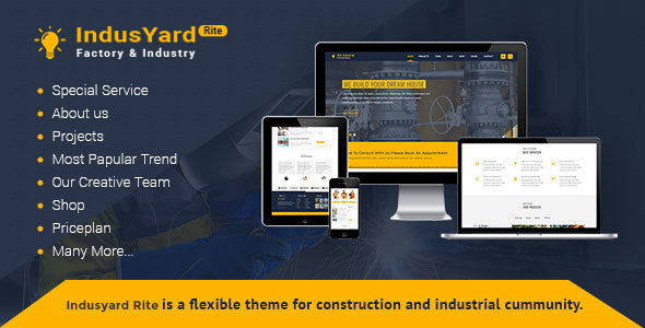 Indusyard - Factory Template for Engineering and Construction
