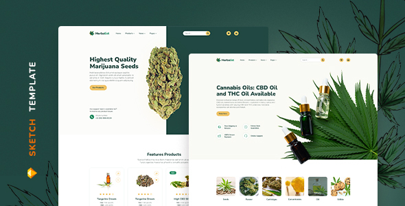 Preview image for Herbalist – Medical Marijuana Store for Sketch