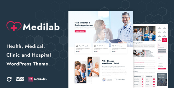 Preview image for Medilab - Health & Medical WordPress Theme