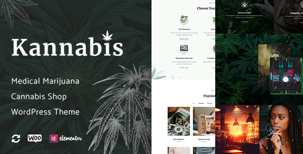 Kannabis - Medical Marijuana & Cannabis WordPress Theme listing image