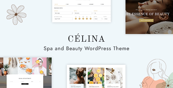 Célina - Spa and Beauty WordPress Theme product preview