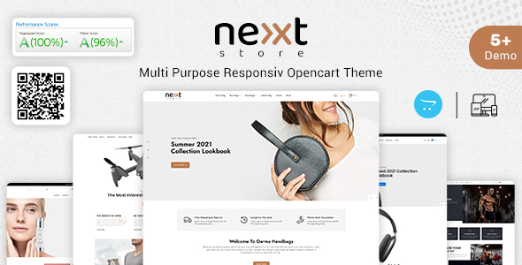 Next - Single Product Electronics & Gadgets Opencart Theme