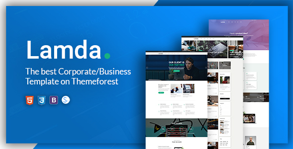 LAMDA – A Powerful & Flexible Business Template product preview