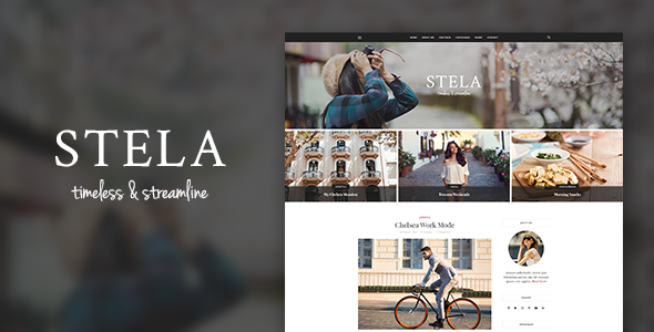 Stella - Personal Blog PSD Template listing image