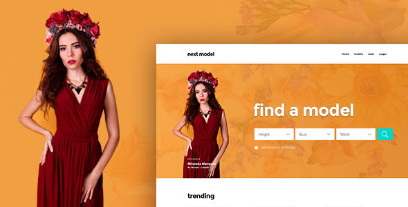 Nextar - Stylish Directory Template for Model Agency listing image