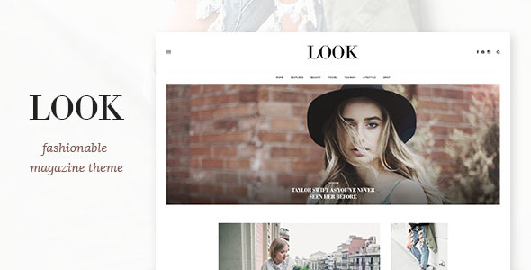 Preview image for Look - Magazine PSD Template