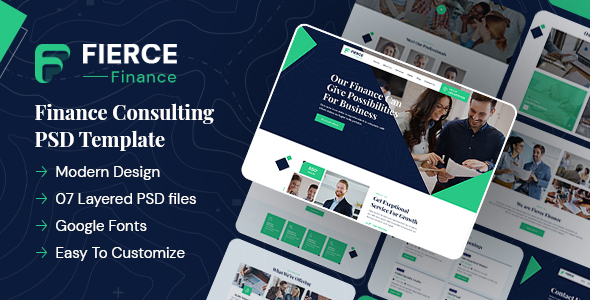 Fierce Finance | PSD Template