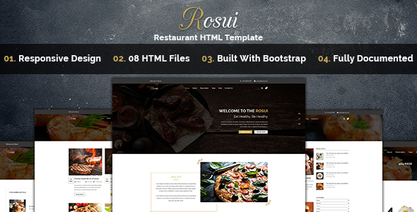Rosui Multipage HTML Template