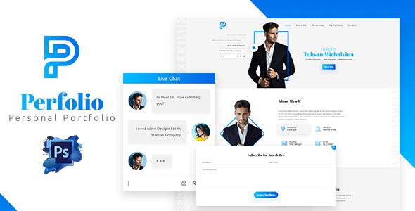Perfolio - Personal PSD Template