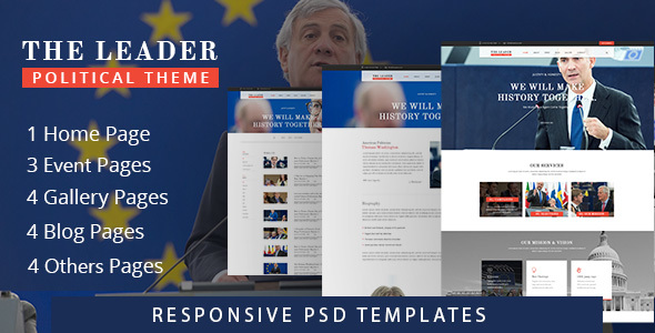 The Leader - PSD Template product preview