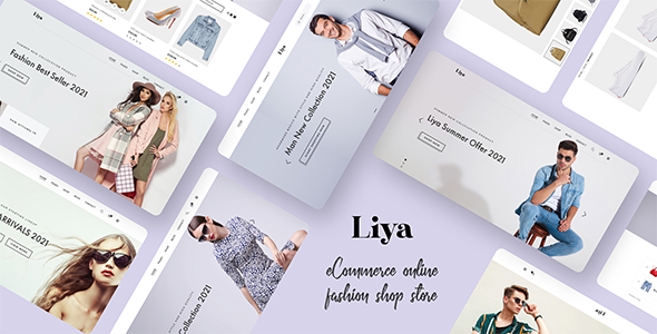 Liya - eCommerce PSD template