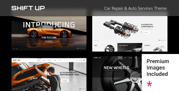 Preview image for ShiftUp - Car Repair & Auto Services WordPress Theme
