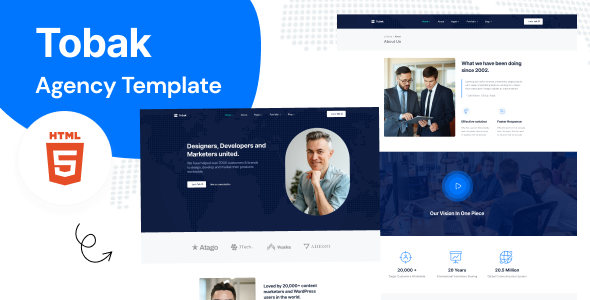 Tobak - Creative Business Agency HTML Template