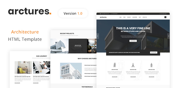 Arctures - Architecture & Interior HTML Template product preview