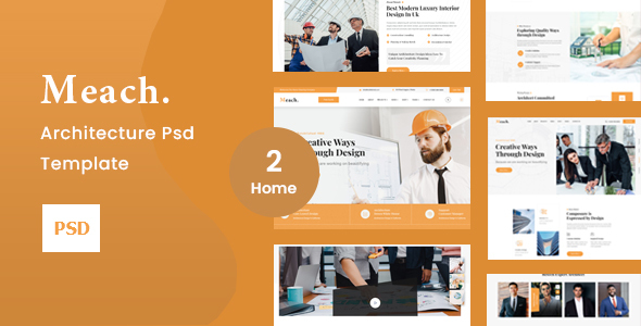 Preview image for Meach. - Architecture PSD Template
