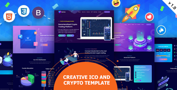 Preview image for Tokyland - ICO and Crypto Bootstrap Template