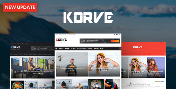 Preview image for Korve - Personal Blogger Template