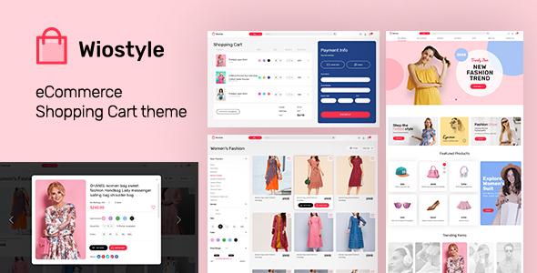 WioStyle - Fashion & Clothing eCommerce Adobe XD Template product preview