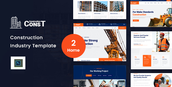 Const - Construction Psd Template listing image